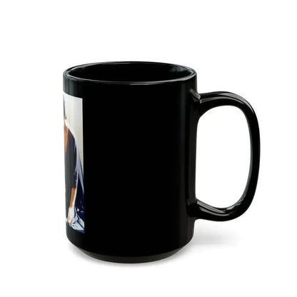 Adrienne Barbeau #27 (Vintage Female Icon) Black Coffee Mug - Go Mug Yourself