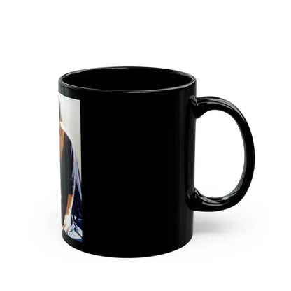 Adrienne Barbeau #27 (Vintage Female Icon) Black Coffee Mug - Go Mug Yourself