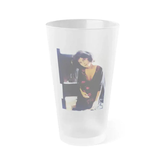 Adrienne Barbeau #27 (Vintage Female Icon) Frosted Pint Glass 16oz 16oz Frosted - Go Mug Yourself
