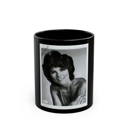 Adrienne Barbeau #33 (Vintage Female Icon) Black Coffee Mug-11oz-Go Mug Yourself