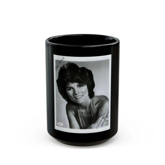 Adrienne Barbeau #33 (Vintage Female Icon) Black Coffee Mug-15oz-Go Mug Yourself