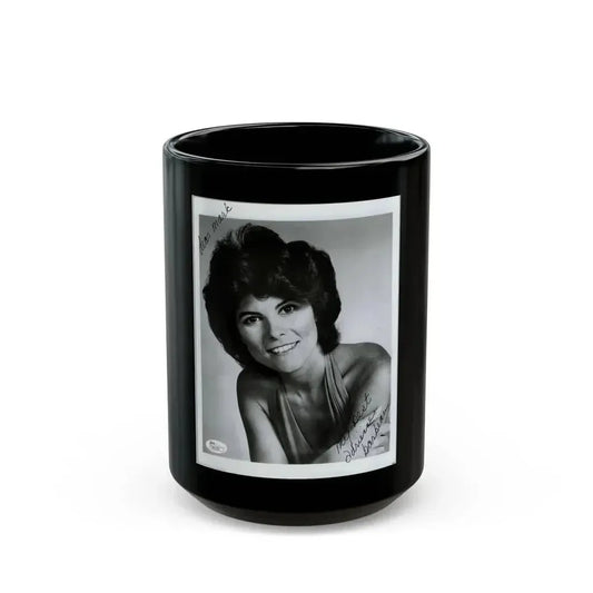 Adrienne Barbeau #33 (Vintage Female Icon) Black Coffee Mug 15oz - Go Mug Yourself