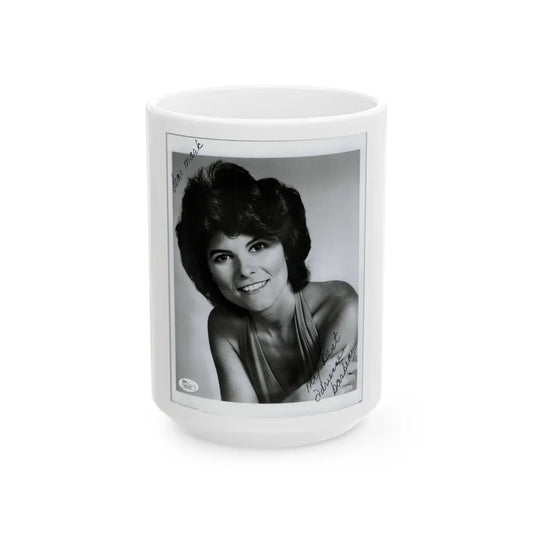 Adrienne Barbeau #33 (Vintage Female Icon) White Coffee Mug-15oz-Go Mug Yourself