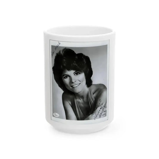 Adrienne Barbeau #33 (Vintage Female Icon) White Coffee Mug 15oz - Go Mug Yourself