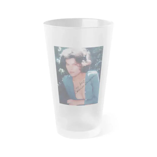Adrienne Barbeau #38 (Vintage Female Icon) Frosted Pint Glass 16oz 16oz Frosted - Go Mug Yourself