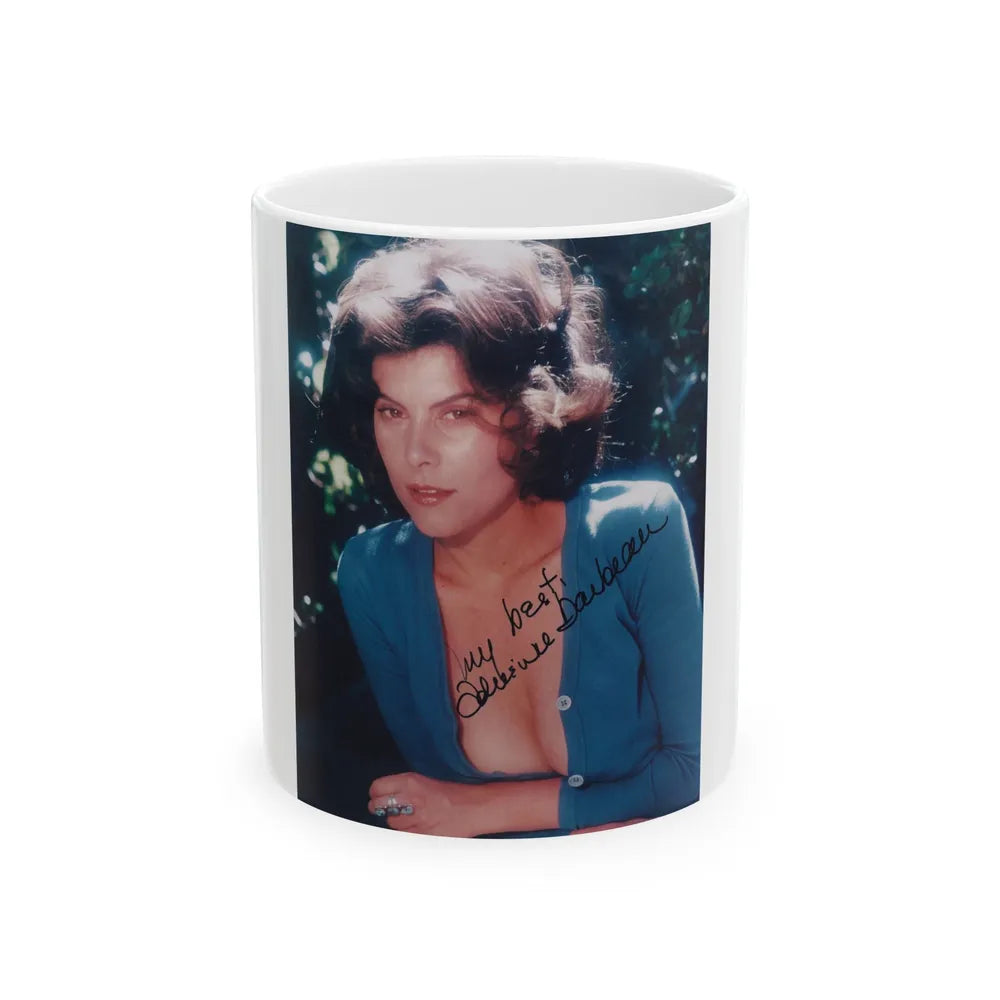 Adrienne Barbeau #38 (Vintage Female Icon) White Coffee Mug-11oz-Go Mug Yourself