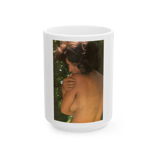 Adrienne Barbeau #40 (Vintage Female Icon) White Coffee Mug-15oz-Go Mug Yourself