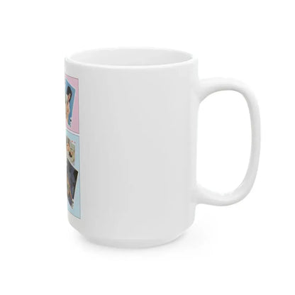 Adrienne Barbeau #47 - Topless Mag. Spread (Vintage Female Icon) White Coffee Mug - Go Mug Yourself