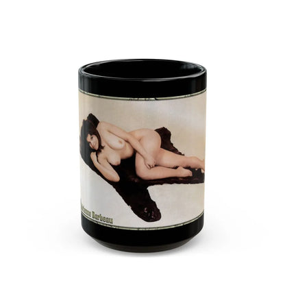 Adrienne Barbeau #50 - Topless (Vintage Female Icon) Black Coffee Mug-15oz-Go Mug Yourself