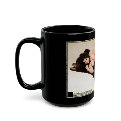 Adrienne Barbeau #50 - Topless (Vintage Female Icon) Black Coffee Mug-Go Mug Yourself