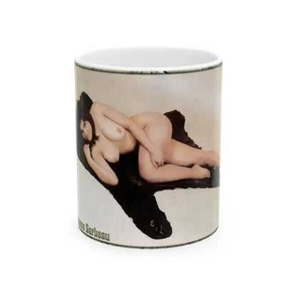 Adrienne Barbeau #50 - Topless (Vintage Female Icon) White Coffee Mug 11oz - Go Mug Yourself