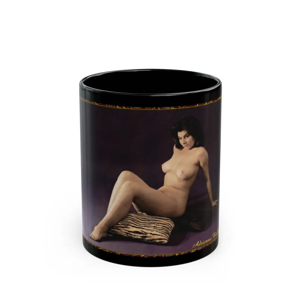 Adrienne Barbeau #55 - Nude (Vintage Female Icon) Black Coffee Mug-11oz-Go Mug Yourself