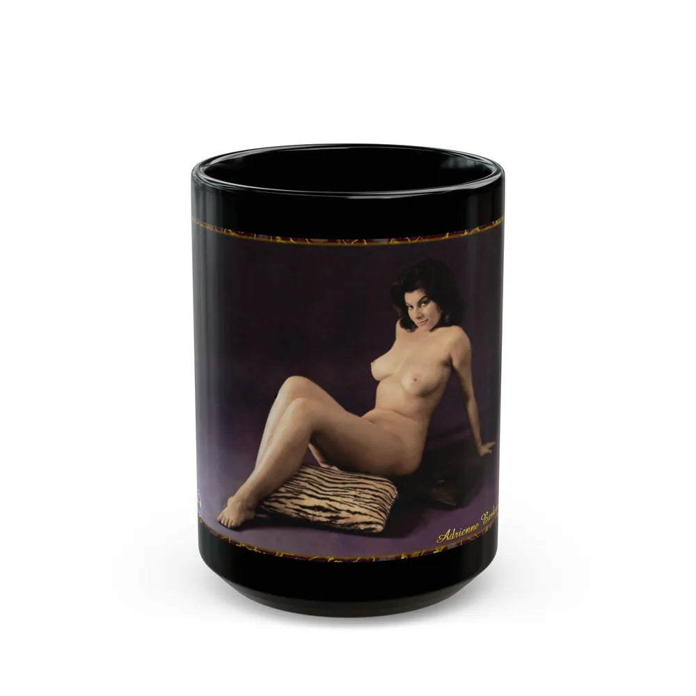 Adrienne Barbeau #55 - Nude (Vintage Female Icon) Black Coffee Mug-15oz-Go Mug Yourself