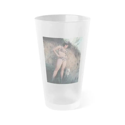 Adrienne Barbeau #56 (Vintage Female Icon) Frosted Pint Glass 16oz 16oz Frosted - Go Mug Yourself