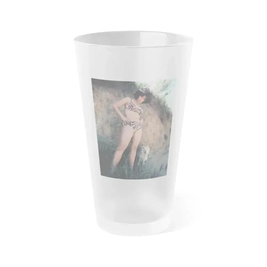 Adrienne Barbeau #56 (Vintage Female Icon) Frosted Pint Glass 16oz 16oz Frosted - Go Mug Yourself