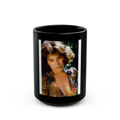 Adrienne Barbeau #57 (Vintage Female Icon) Black Coffee Mug-15oz-Go Mug Yourself