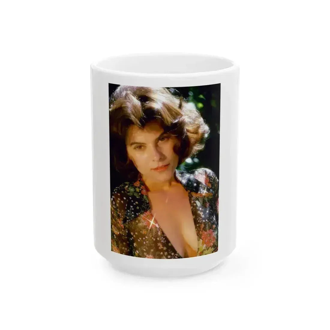 Adrienne Barbeau #57 (Vintage Female Icon) White Coffee Mug 15oz - Go Mug Yourself