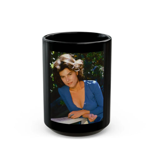 Adrienne Barbeau #58 (Vintage Female Icon) Black Coffee Mug-15oz-Go Mug Yourself