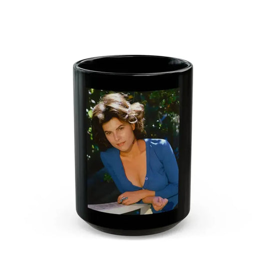 Adrienne Barbeau #58 (Vintage Female Icon) Black Coffee Mug 15oz - Go Mug Yourself