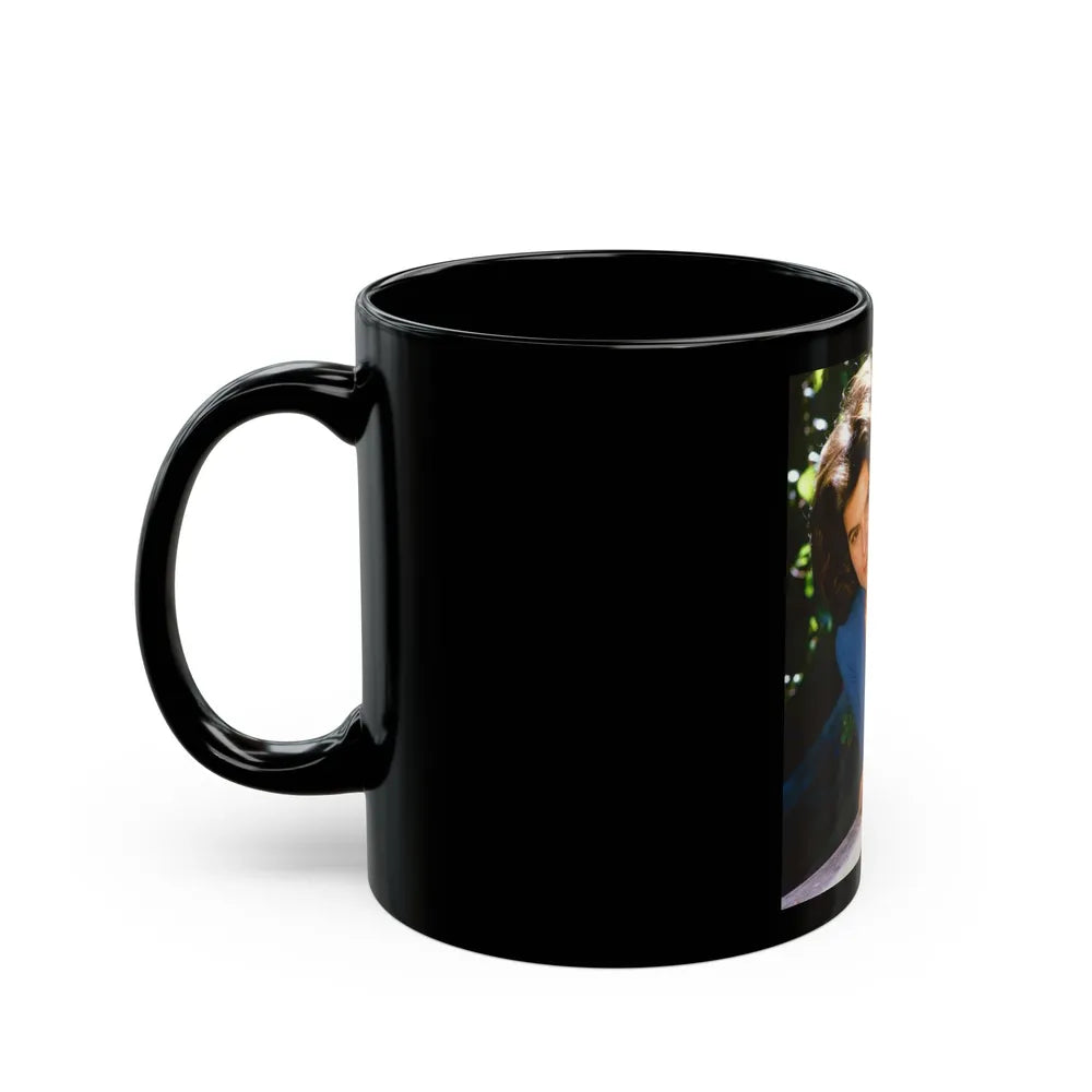 Adrienne Barbeau #58 (Vintage Female Icon) Black Coffee Mug-Go Mug Yourself