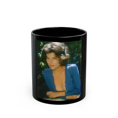 Adrienne Barbeau #59 (Vintage Female Icon) Black Coffee Mug-11oz-Go Mug Yourself