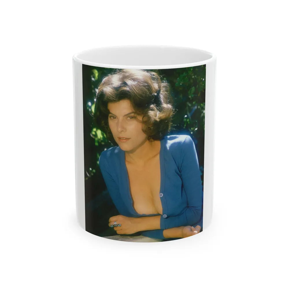 Adrienne Barbeau #59 (Vintage Female Icon) White Coffee Mug-11oz-Go Mug Yourself