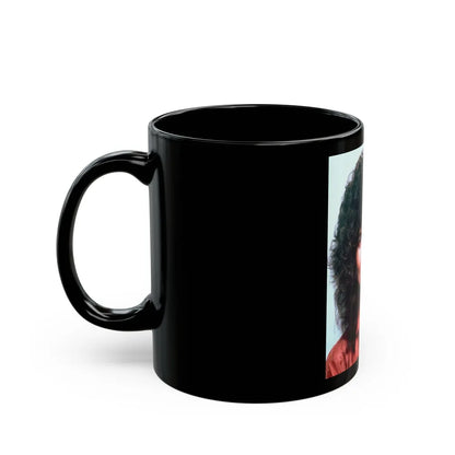 Adrienne Barbeau #60 (Vintage Female Icon) Black Coffee Mug-Go Mug Yourself