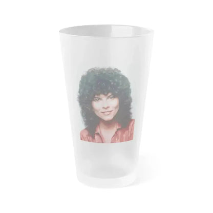 Adrienne Barbeau #60 (Vintage Female Icon) Frosted Pint Glass 16oz 16oz Frosted - Go Mug Yourself