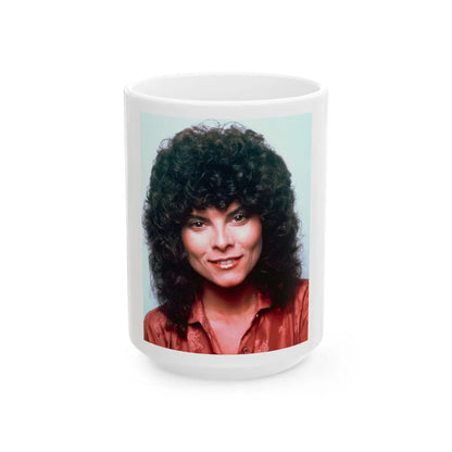 Adrienne Barbeau #60 (Vintage Female Icon) White Coffee Mug-15oz-Go Mug Yourself