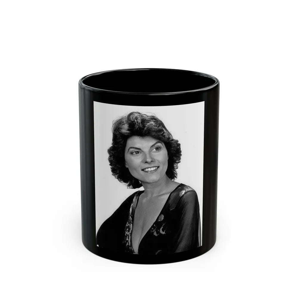 Adrienne Barbeau #61 (Vintage Female Icon) Black Coffee Mug-11oz-Go Mug Yourself