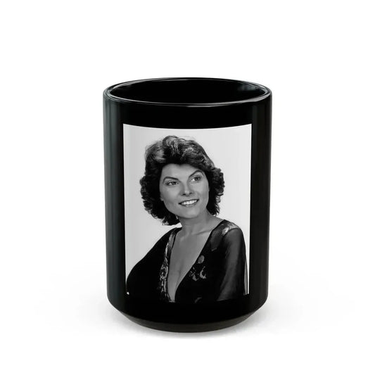 Adrienne Barbeau #61 (Vintage Female Icon) Black Coffee Mug 15oz - Go Mug Yourself