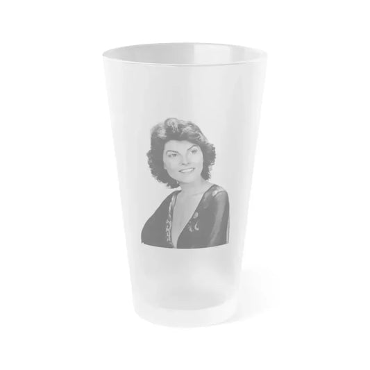 Adrienne Barbeau #61 (Vintage Female Icon) Frosted Pint Glass 16oz 16oz Frosted - Go Mug Yourself