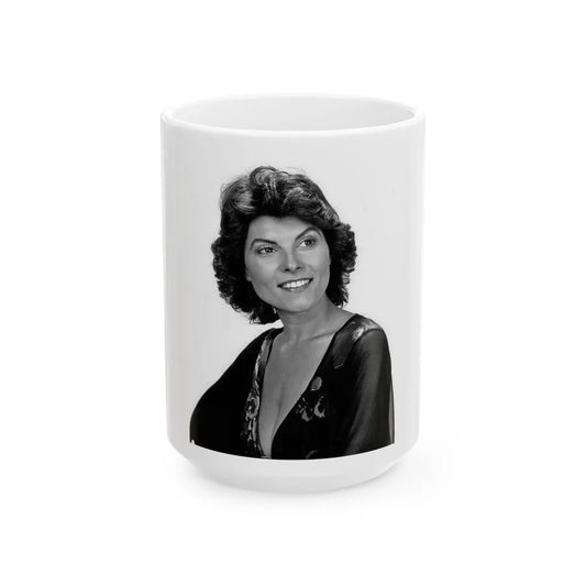 Adrienne Barbeau #61 (Vintage Female Icon) White Coffee Mug-15oz-Go Mug Yourself