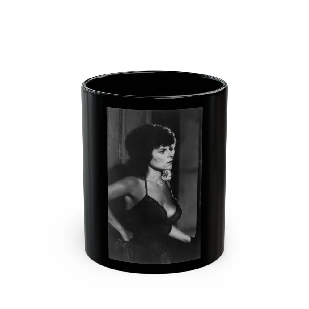 Adrienne Barbeau #62 (Vintage Female Icon) Black Coffee Mug-11oz-Go Mug Yourself