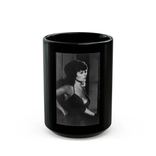 Adrienne Barbeau #62 (Vintage Female Icon) Black Coffee Mug 15oz - Go Mug Yourself