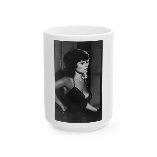 Adrienne Barbeau #62 (Vintage Female Icon) White Coffee Mug 15oz - Go Mug Yourself