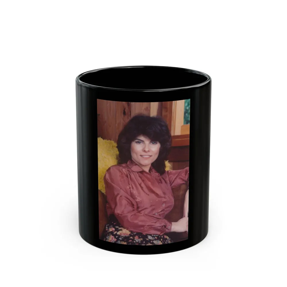 Adrienne Barbeau #63 (Vintage Female Icon) Black Coffee Mug-11oz-Go Mug Yourself