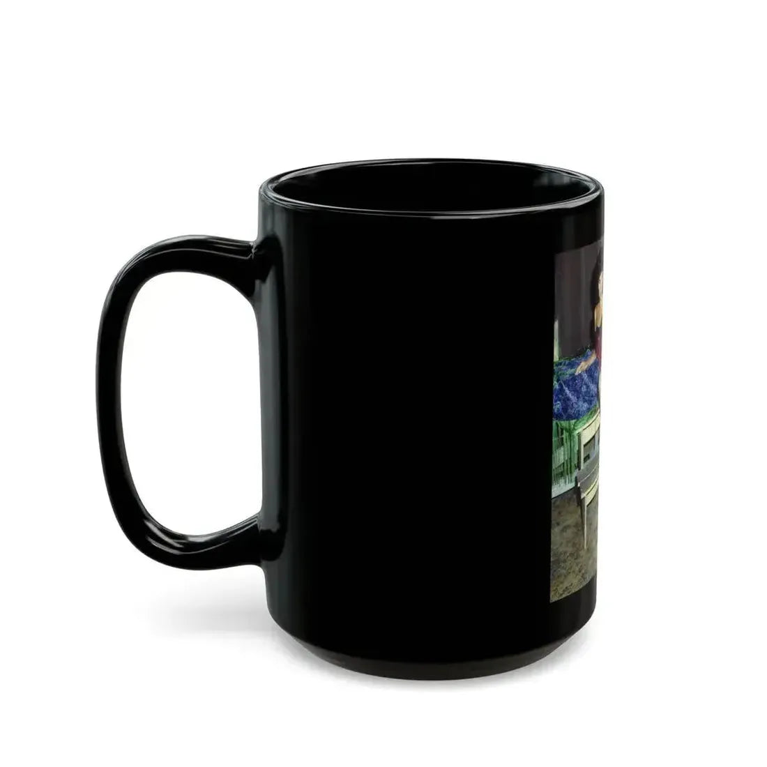 Adrienne Barbeau #65 (Vintage Female Icon) Black Coffee Mug - Go Mug Yourself