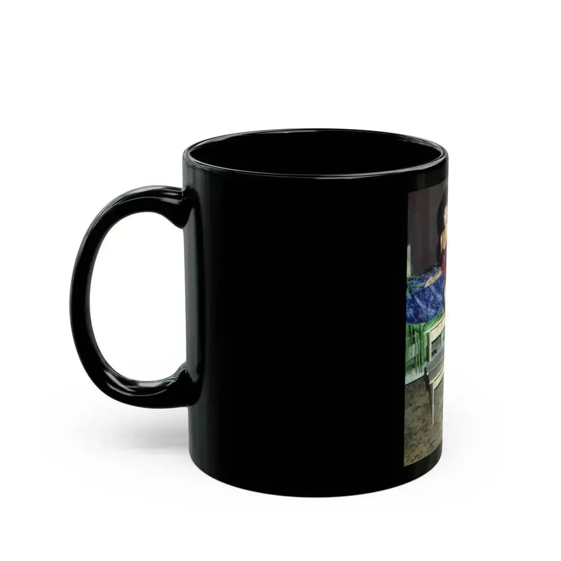 Adrienne Barbeau #65 (Vintage Female Icon) Black Coffee Mug - Go Mug Yourself