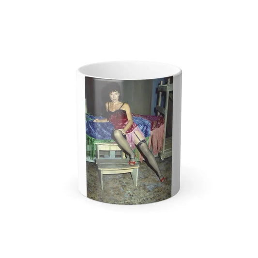 Adrienne Barbeau #65 (Vintage Female Icon) Color Changing Coffee Mug 11oz - Go Mug Yourself