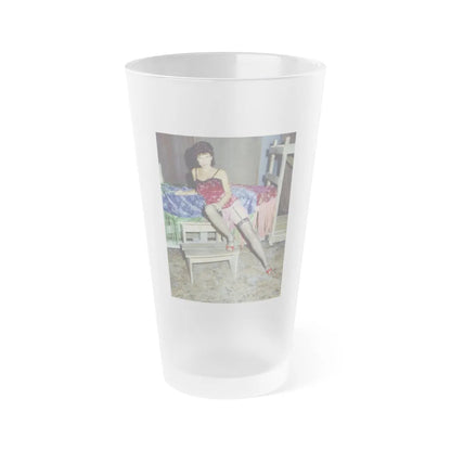 Adrienne Barbeau #65 (Vintage Female Icon) Frosted Pint Glass 16oz-16oz-Frosted-Go Mug Yourself