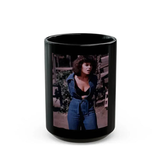 Adrienne Barbeau #66 (Vintage Female Icon) Black Coffee Mug 15oz - Go Mug Yourself