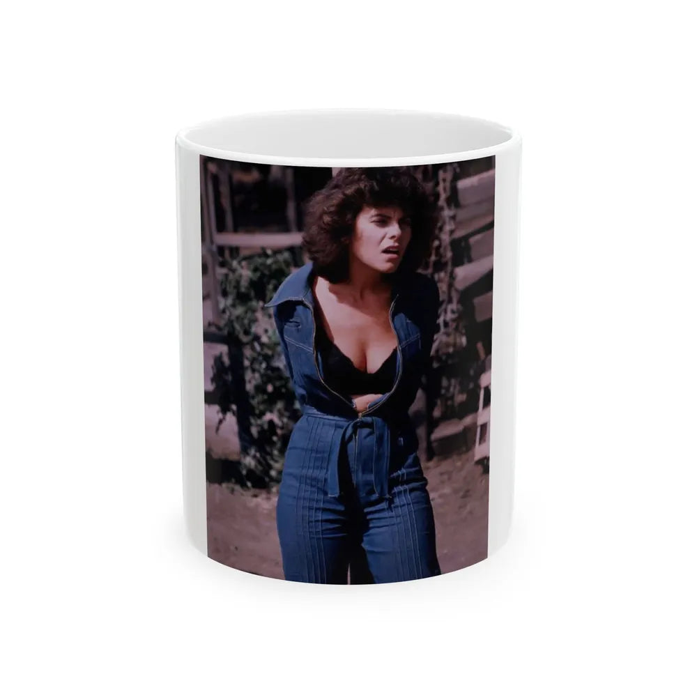 Adrienne Barbeau #66 (Vintage Female Icon) White Coffee Mug-11oz-Go Mug Yourself