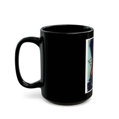 Adrienne Barbeau #67 (Vintage Female Icon) Black Coffee Mug-Go Mug Yourself