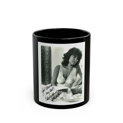 Adrienne Barbeau #69 (Vintage Female Icon) Black Coffee Mug-11oz-Go Mug Yourself