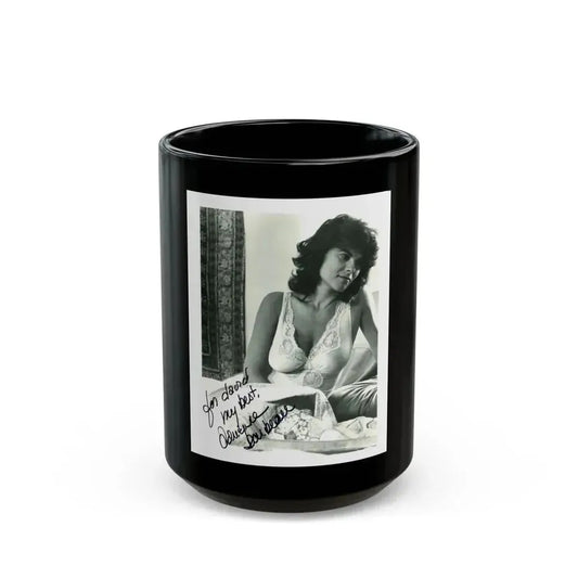 Adrienne Barbeau #69 (Vintage Female Icon) Black Coffee Mug 15oz - Go Mug Yourself