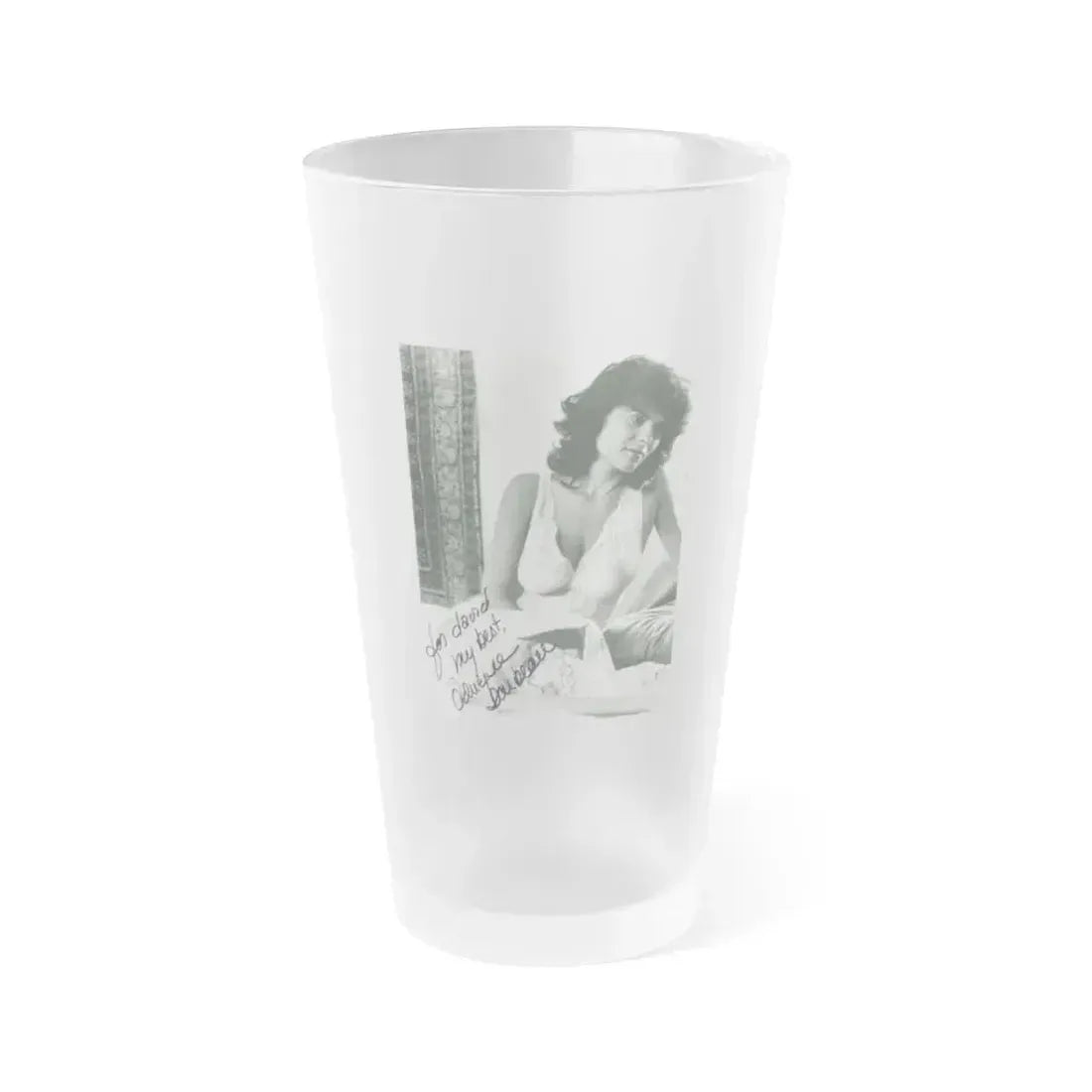 Adrienne Barbeau #69 (Vintage Female Icon) Frosted Pint Glass 16oz 16oz Frosted - Go Mug Yourself
