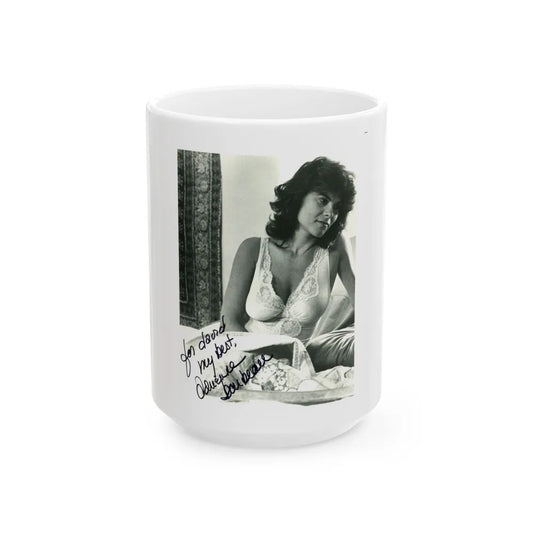 Adrienne Barbeau #69 (Vintage Female Icon) White Coffee Mug-15oz-Go Mug Yourself