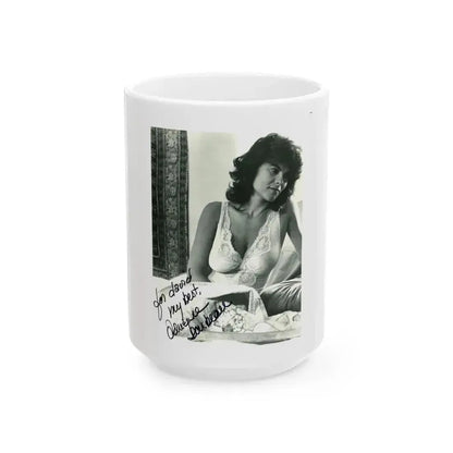 Adrienne Barbeau #69 (Vintage Female Icon) White Coffee Mug 15oz - Go Mug Yourself