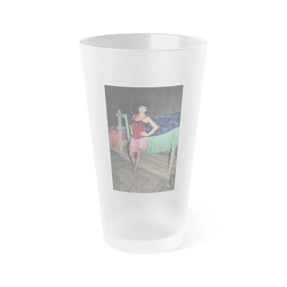 Adrienne Barbeau #70 (Vintage Female Icon) Frosted Pint Glass 16oz-16oz-Frosted-Go Mug Yourself